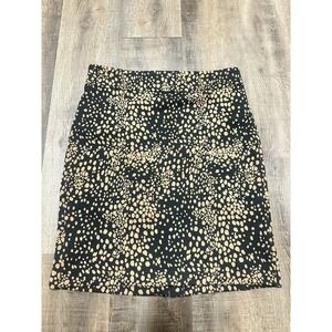 Vivienne Tam Black Tan Skirt Size 12
